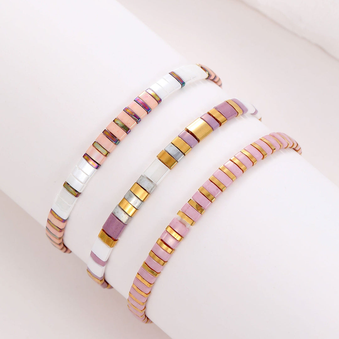 Parure Jasmine - Bracelets de perles