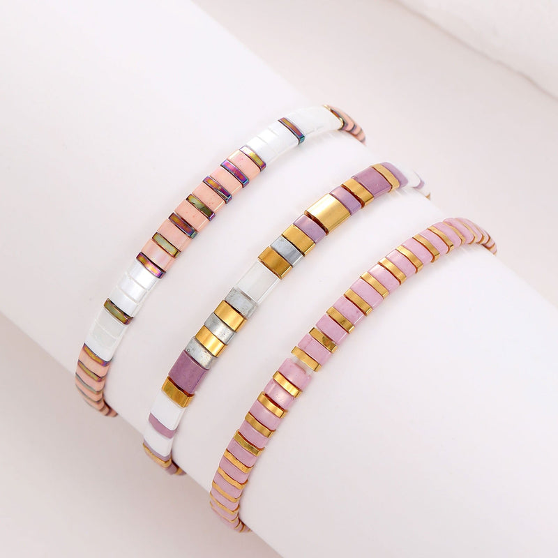 Parure Jasmine - Bracelets de perles
