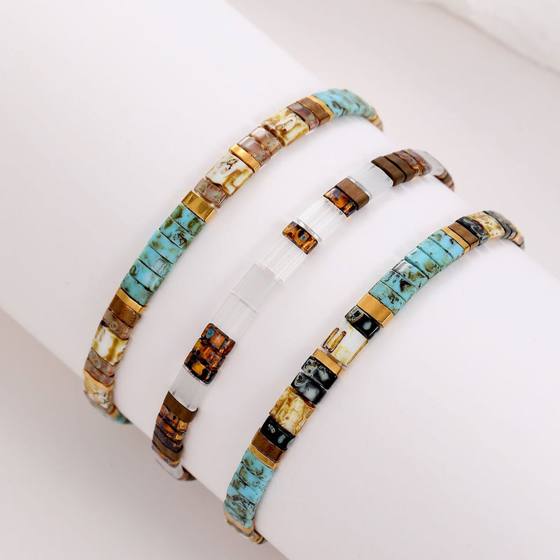 Parure Jeanne - Bracelets de perles