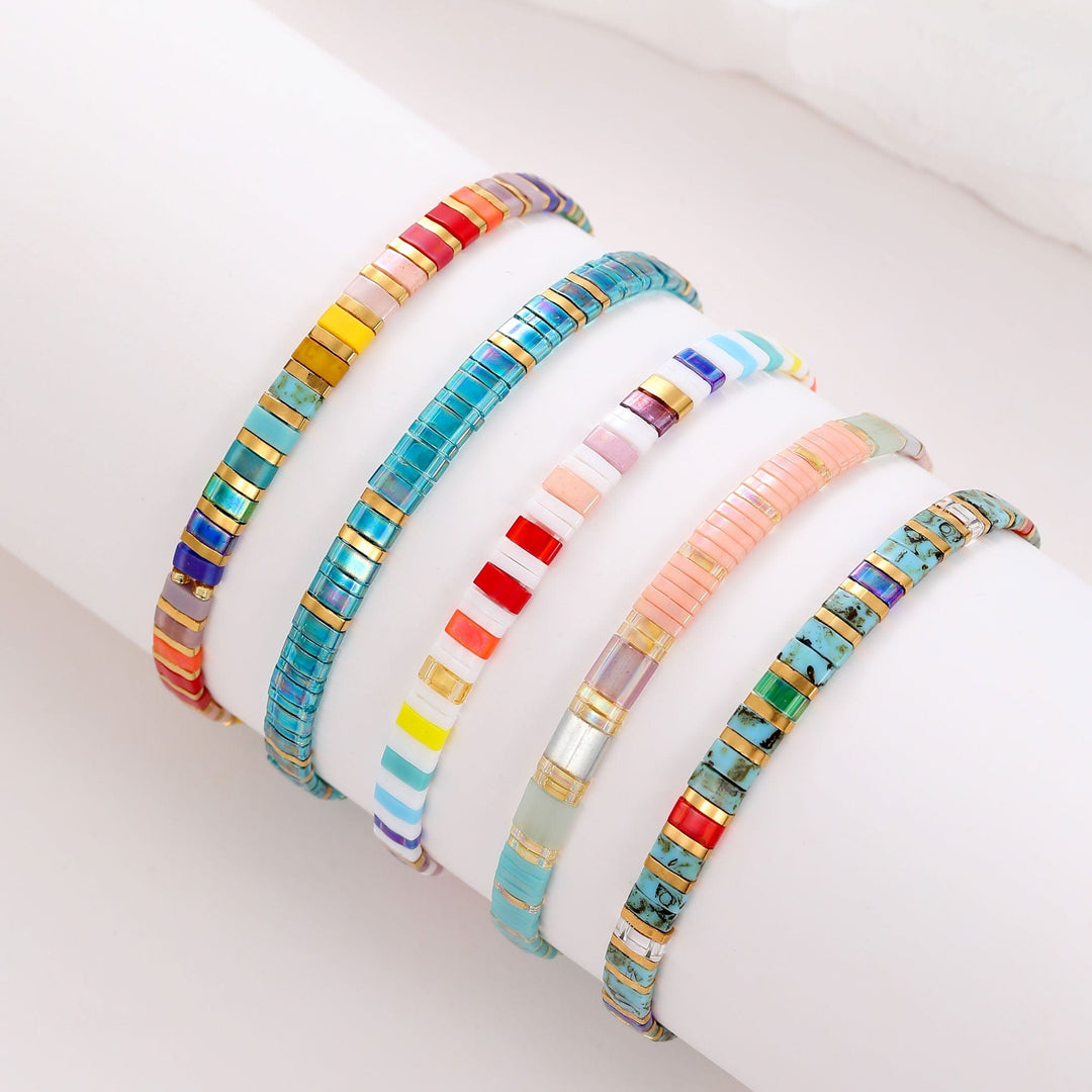 Parure Shine - Bracelets de perles