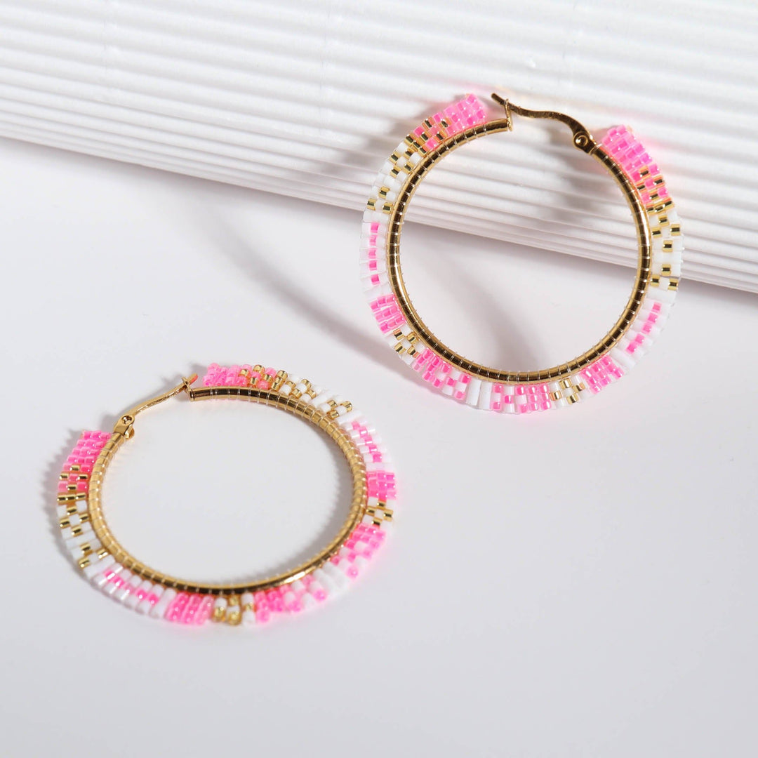 Rosa - Boucles d'oreilles