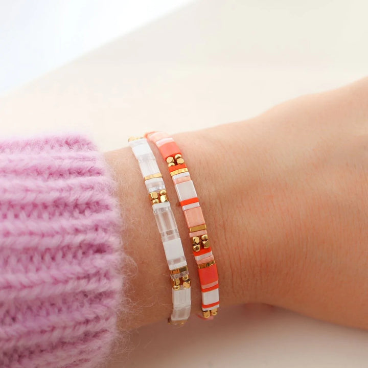 Parure Lily - Bracelet de perles