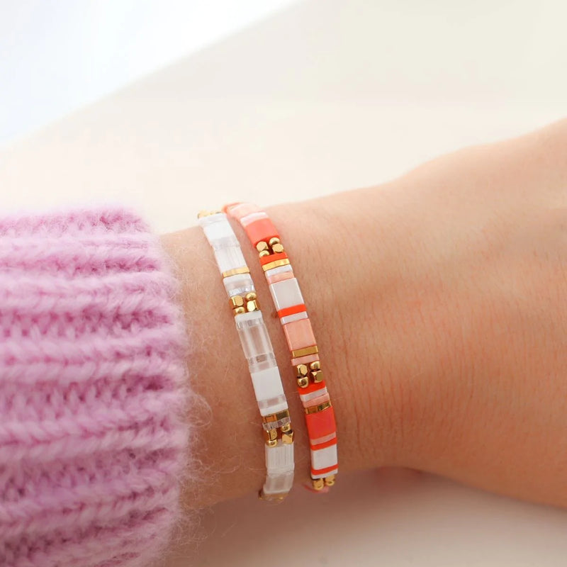 Parure Lily - Bracelet de perles