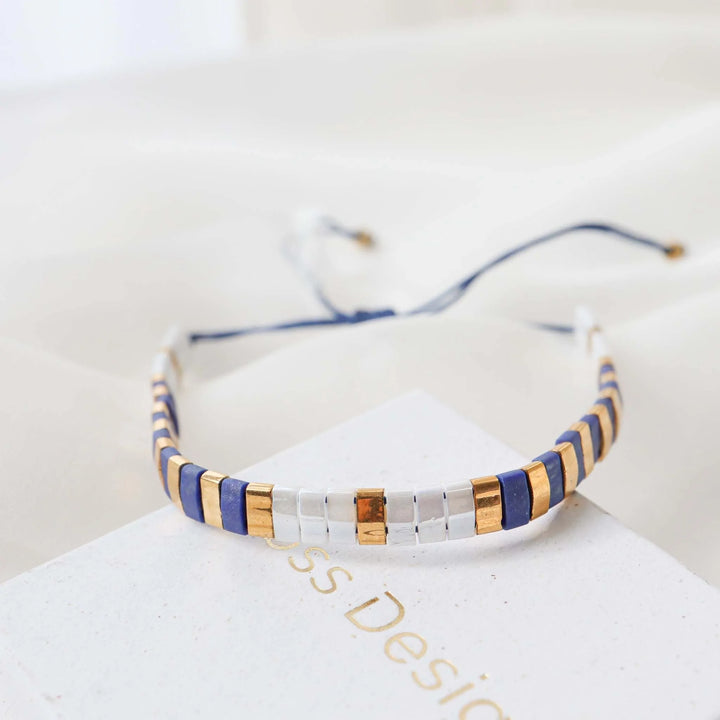 Parure Marine - Bracelet de perles