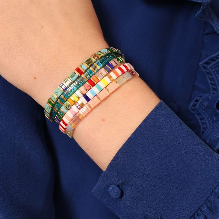 idee bracelet perle plate
