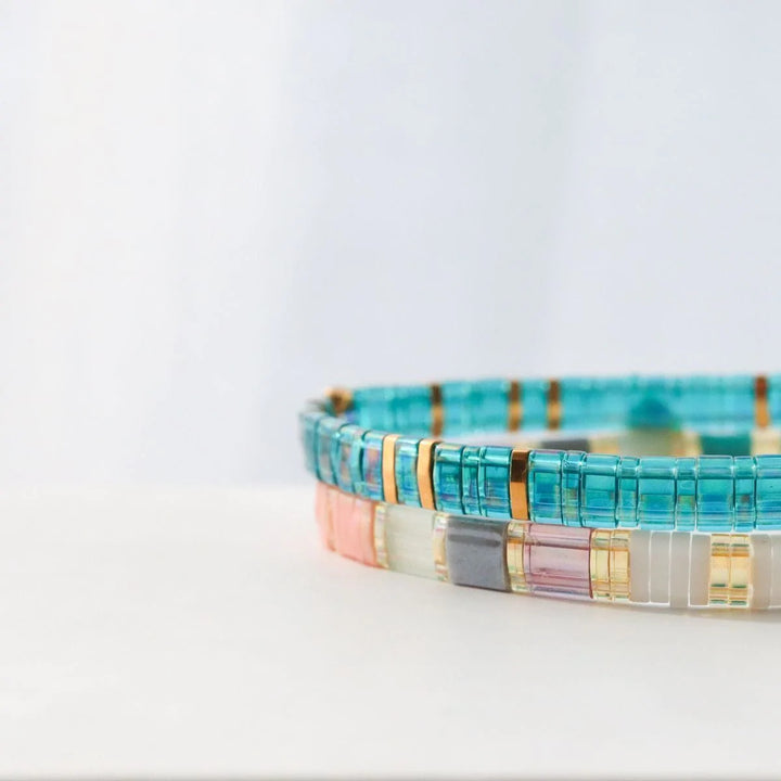 Marine - Bracelet de perles