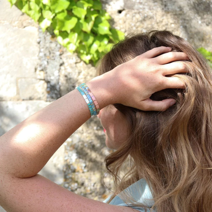 Marine - Bracelet de perles