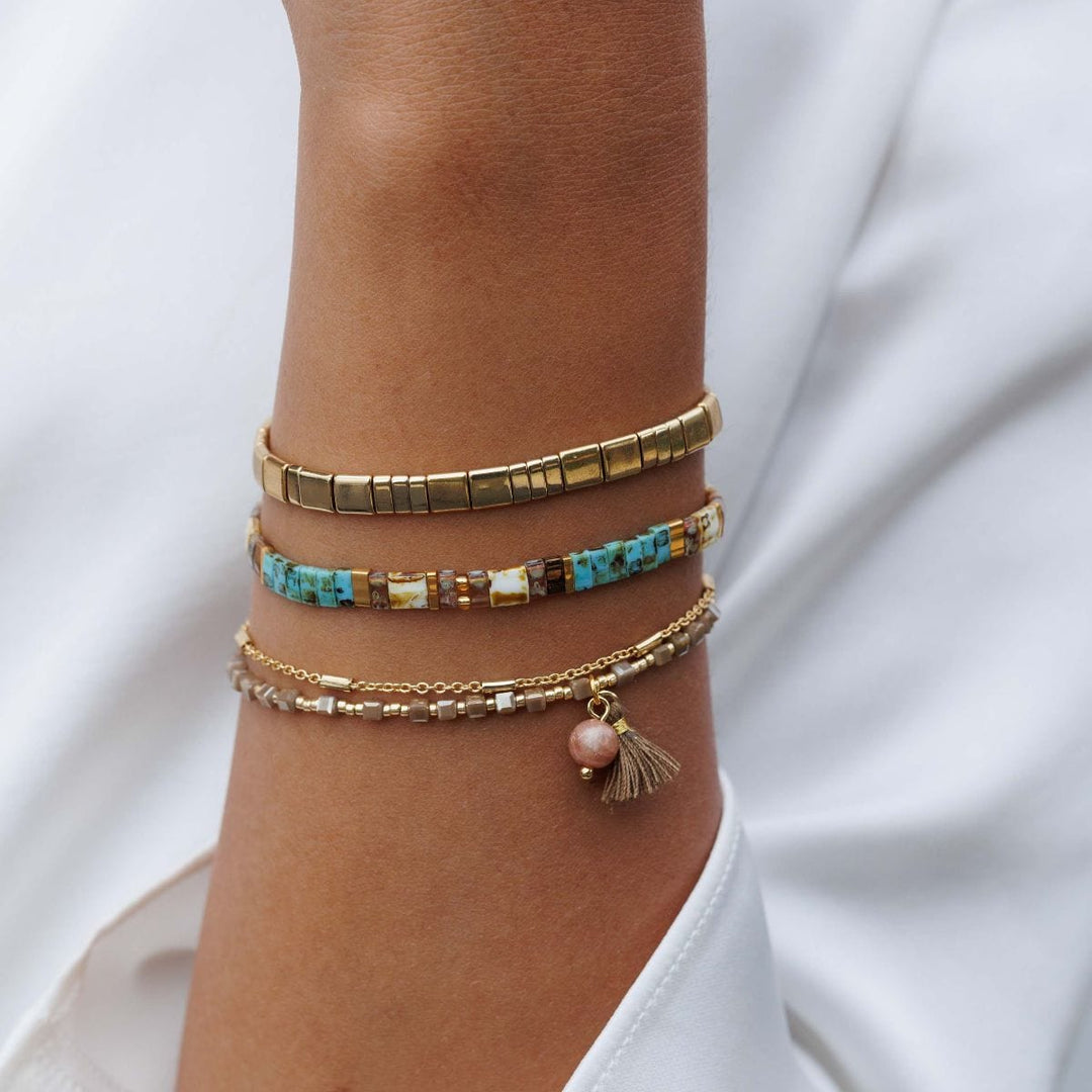 Parure Ange - Bracelets de perles