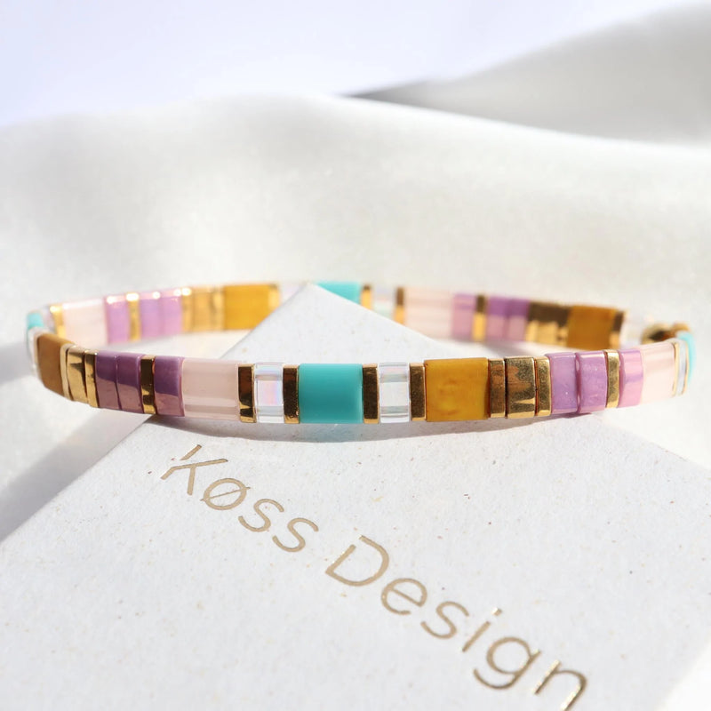 Parure Flora - Bracelets de perles