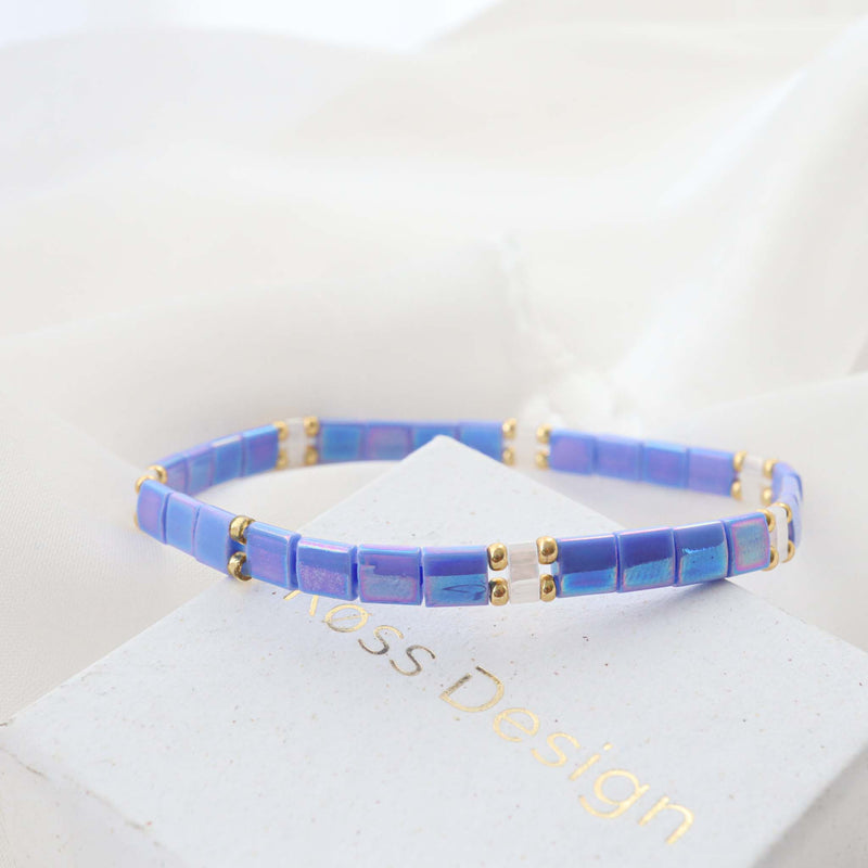Parure Pourpre - Bracelets de perles