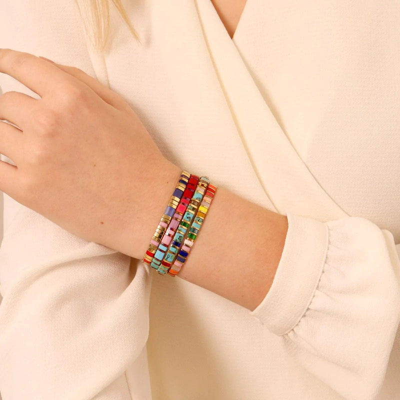 Parure Rainbøw - Bracelets de Perles