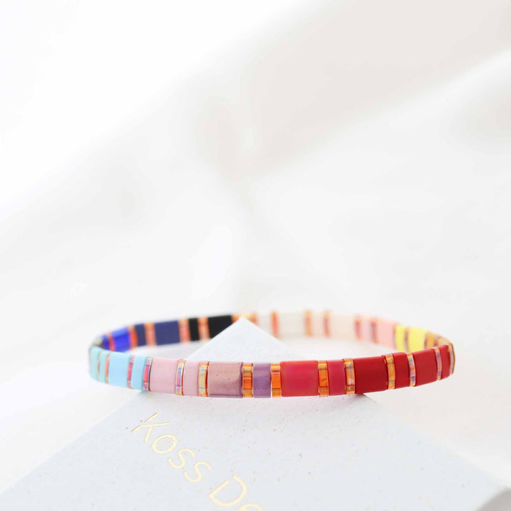 Parure Rainbøw - Bracelets de Perles