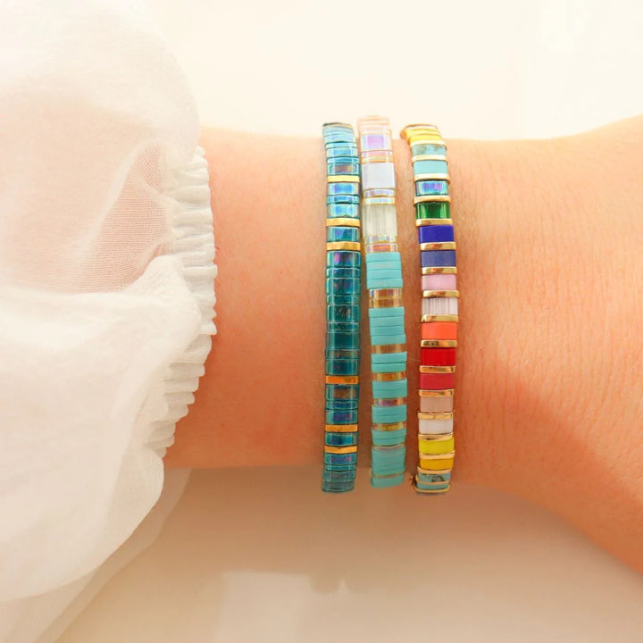 Parure Søl - Bracelets de perles