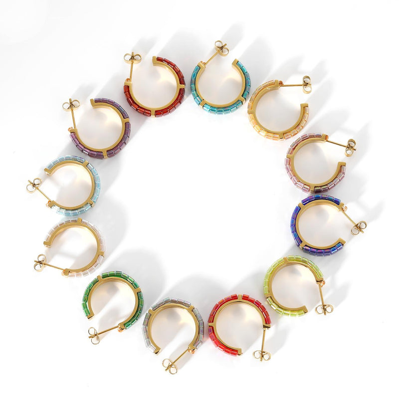 Helena - May Birthstone Earrings
