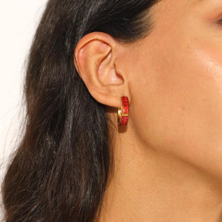 Fiorina - January Birthstone Earrings