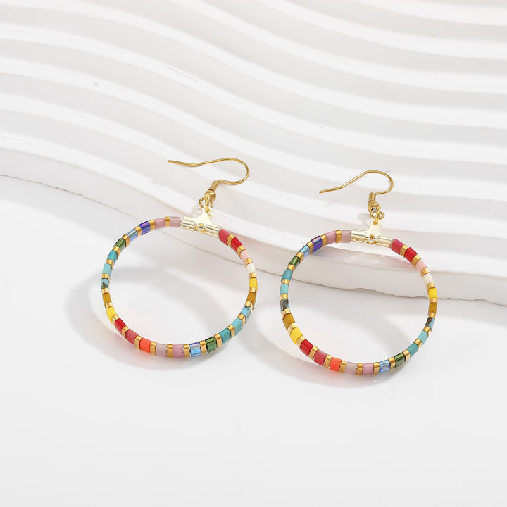 Liv Earrings — handmade with Miyuki glass beads | Koss Design