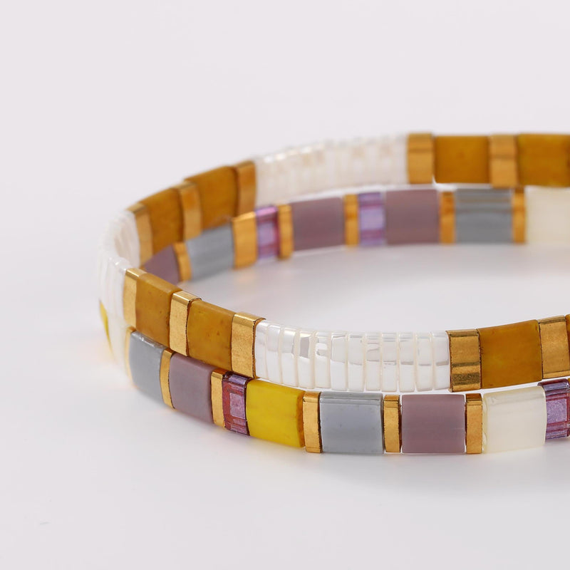 Soleil Set - Beaded Bracelets