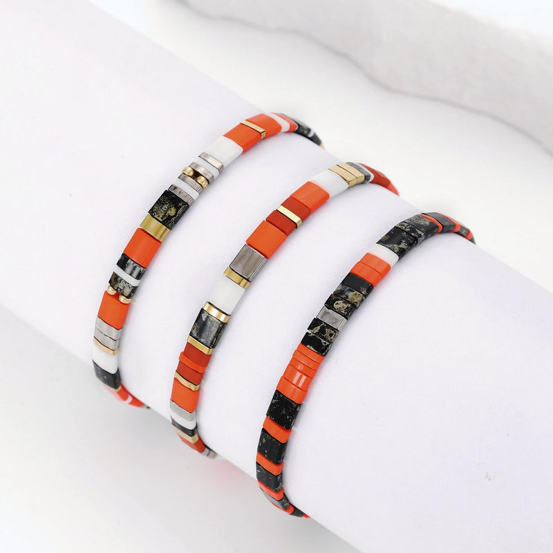 Ember Set - Beaded Bracelets