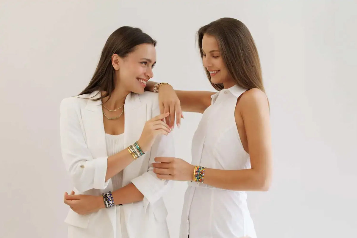Pulseras de cuentas japonesas Miyuki Koss Design, hechas a mano
