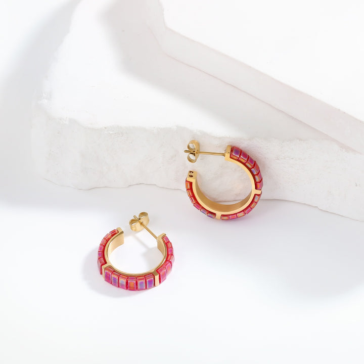 Rosia - July Birthstone Earrings