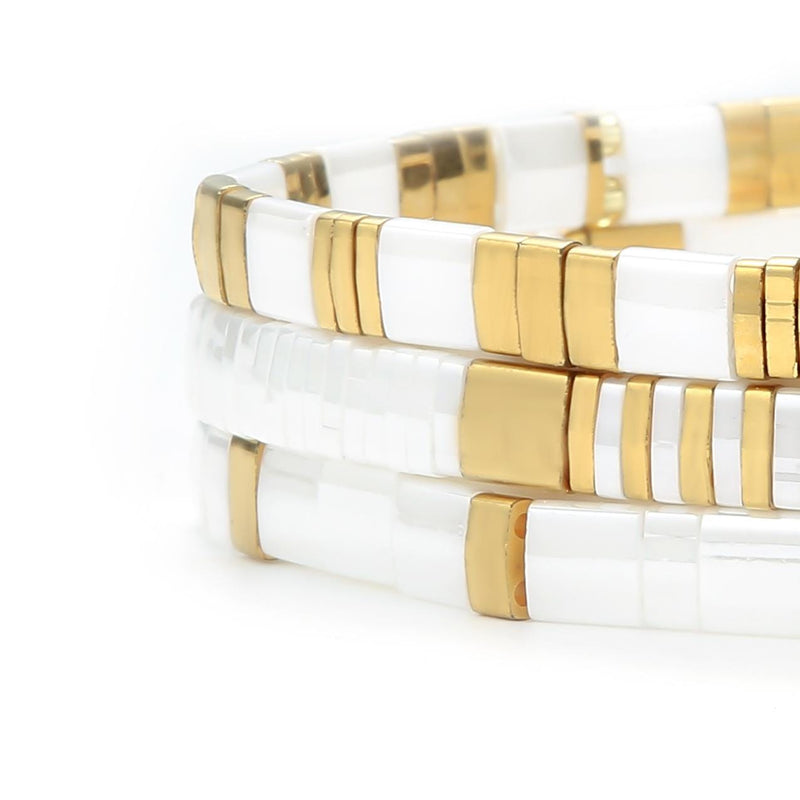 Ensemble Neige (Parure Gotha et boucles d&