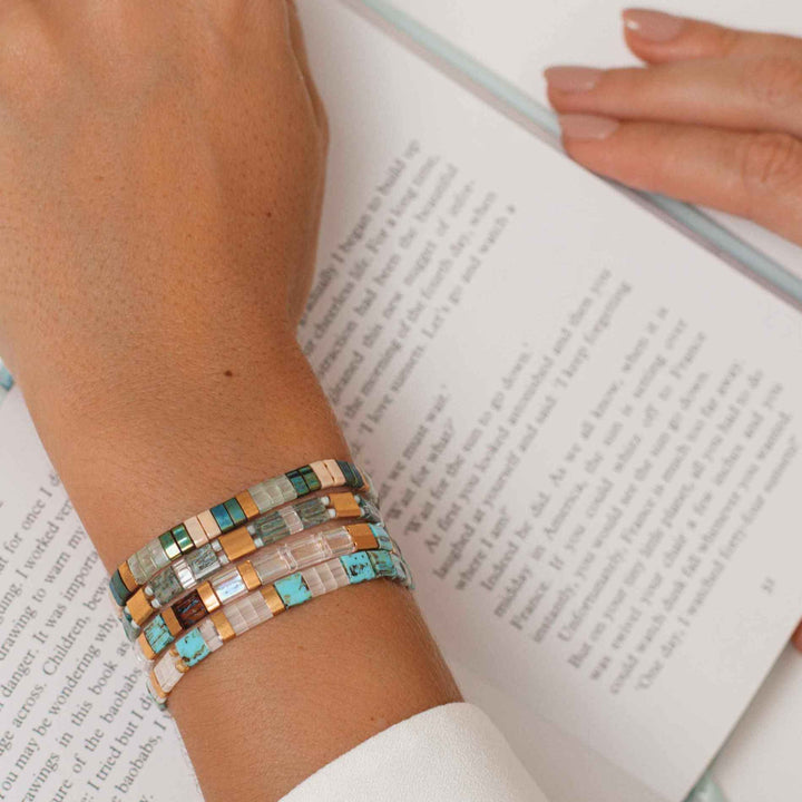 Ensemble Savane (Parures Luna, Émeraude, et Le Morne)