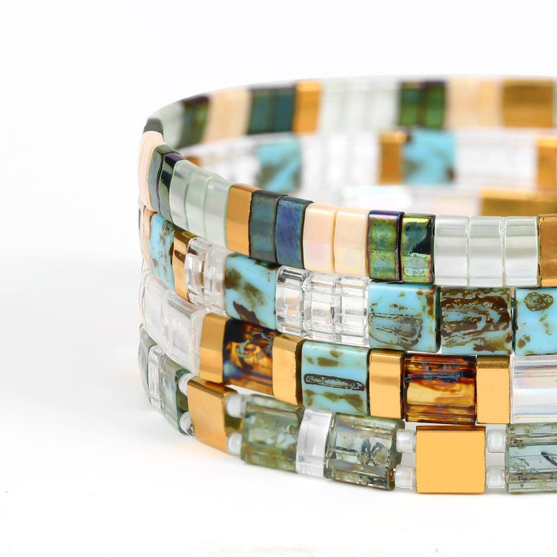 Ensemble Savane (Parures Luna, Émeraude, et Le Morne)