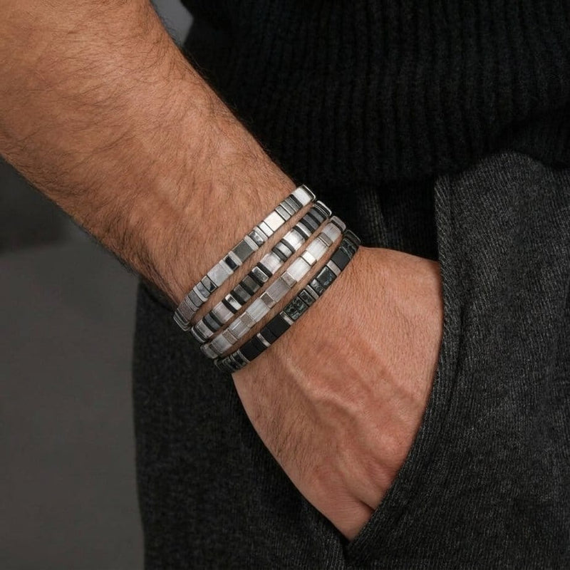 Clio Set - Miyuki bead bracelet worn on wrist