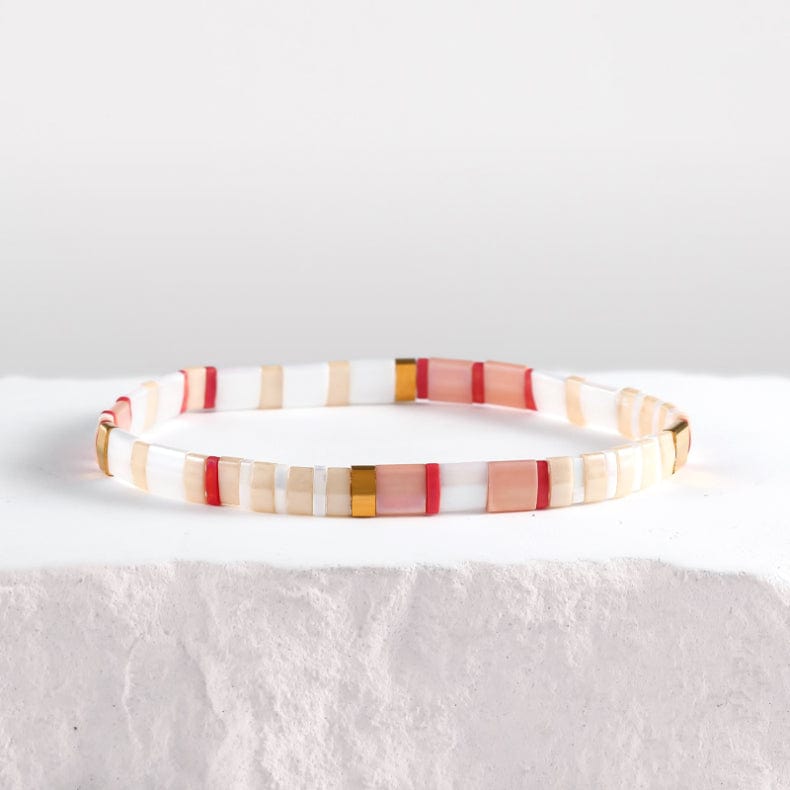 Fleur - handmade Miyuki Tila bead bracelet | Koss Design Paris