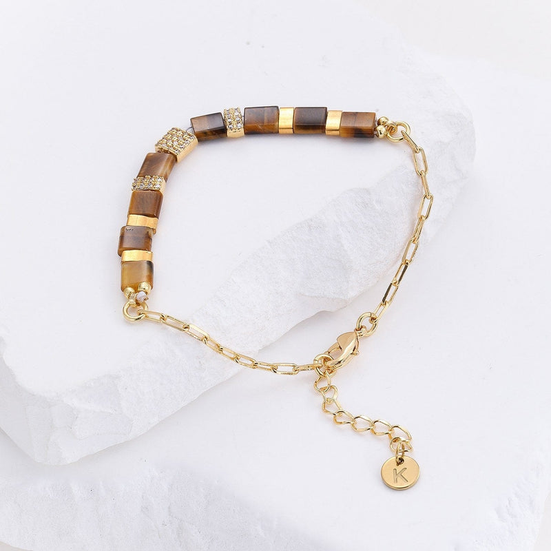 Liora bracelet - close-up of handcrafted Japanese Miyuki beads
