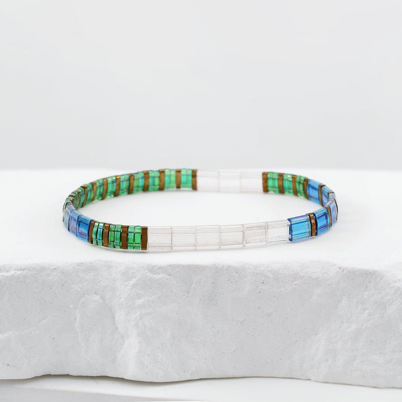 Mariette - handmade Miyuki bead bracelet for men | Koss Design Paris