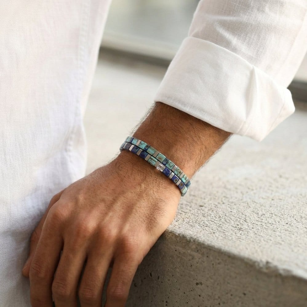 Nerina Set - Beaded bracelets (For Him)