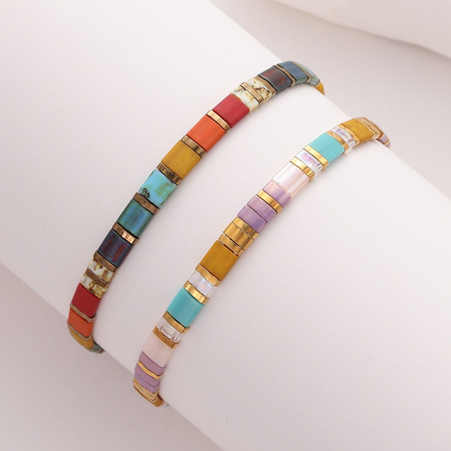 Flora Set - Beaded bracelets