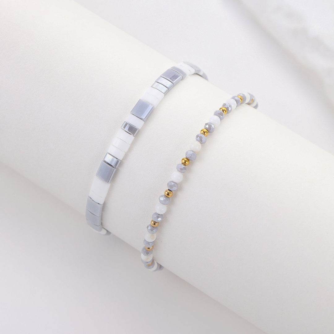 Parure Isa - Bracelets de perles