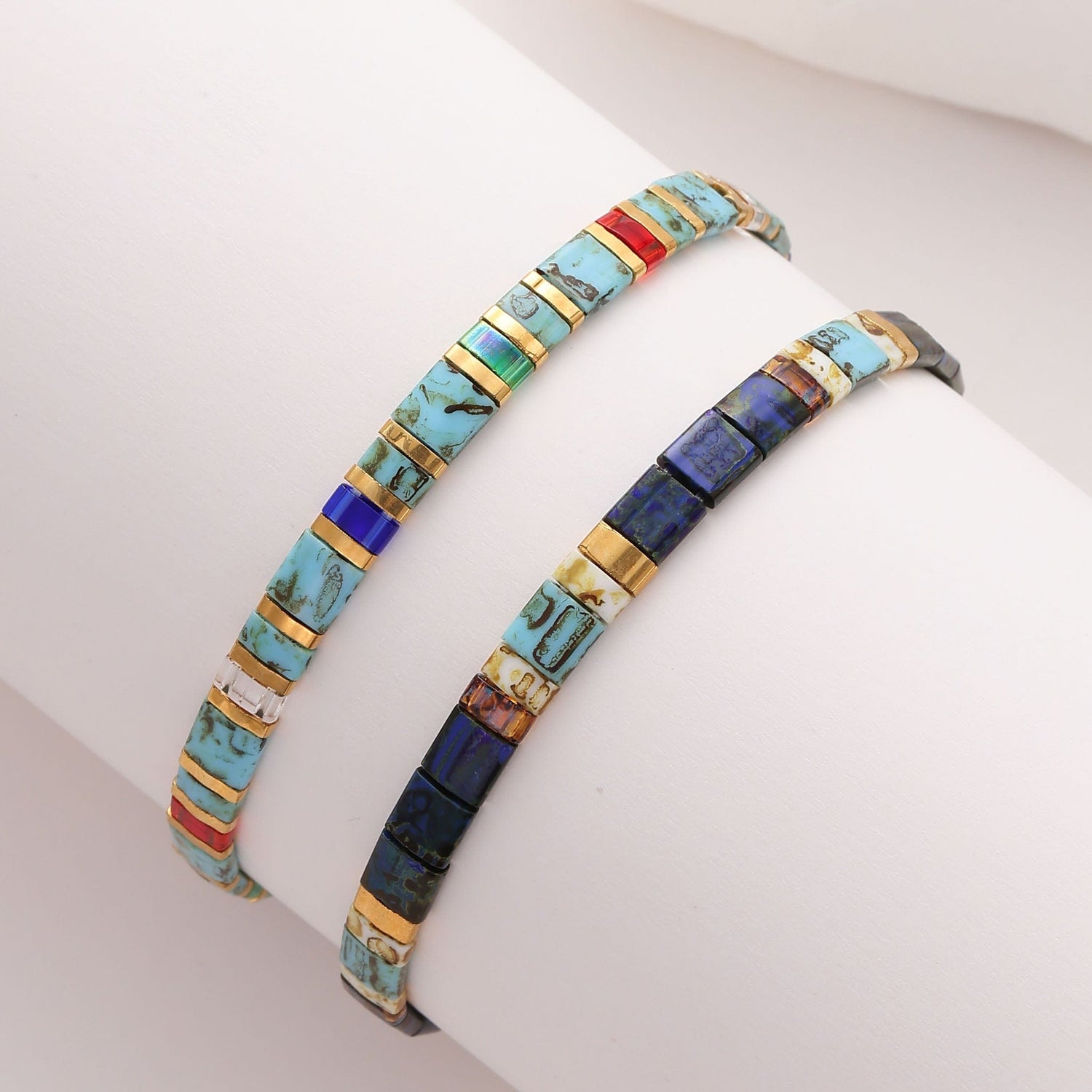 Lou Set - Beaded bracelets