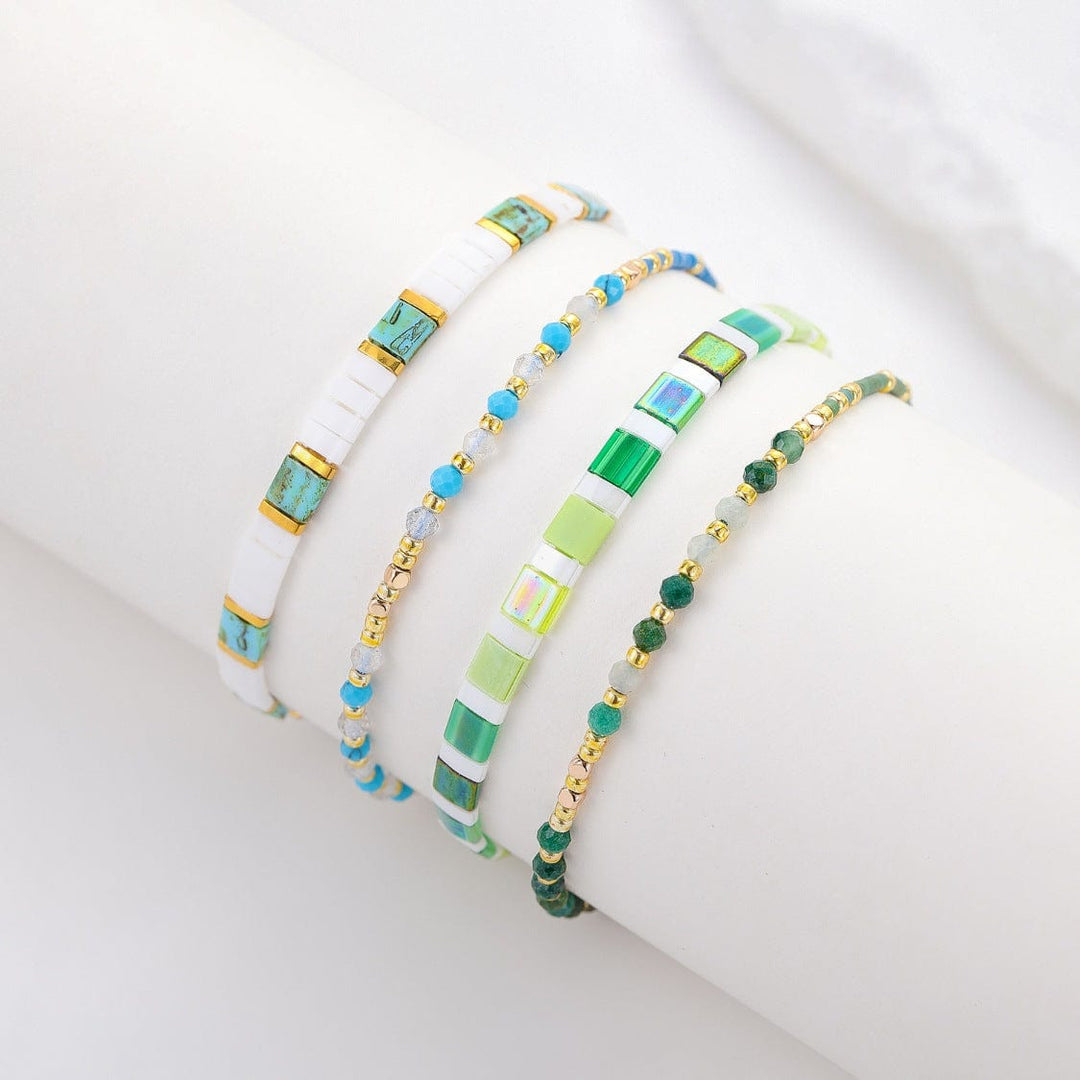 Parure Saphira - Bracelets de perles