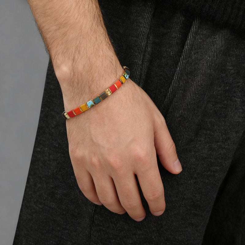 Romy - Bracelet de perles (Pour Lui)