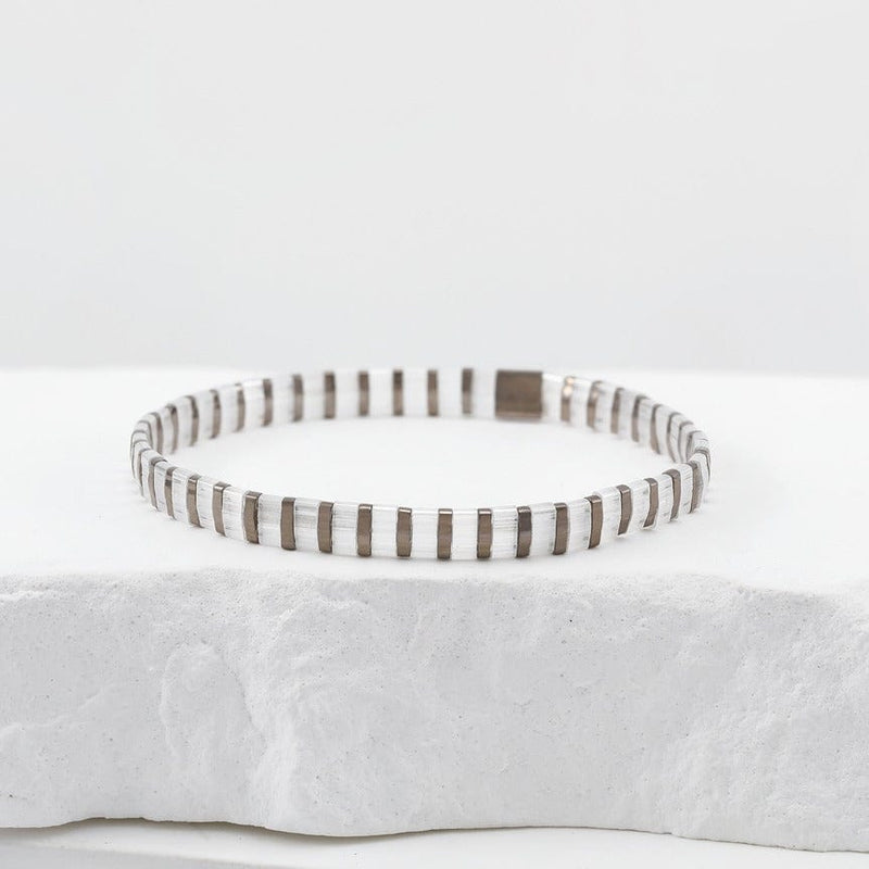 Adela Set - artisan detail showing Miyuki bead craftsmanship by Koss Design