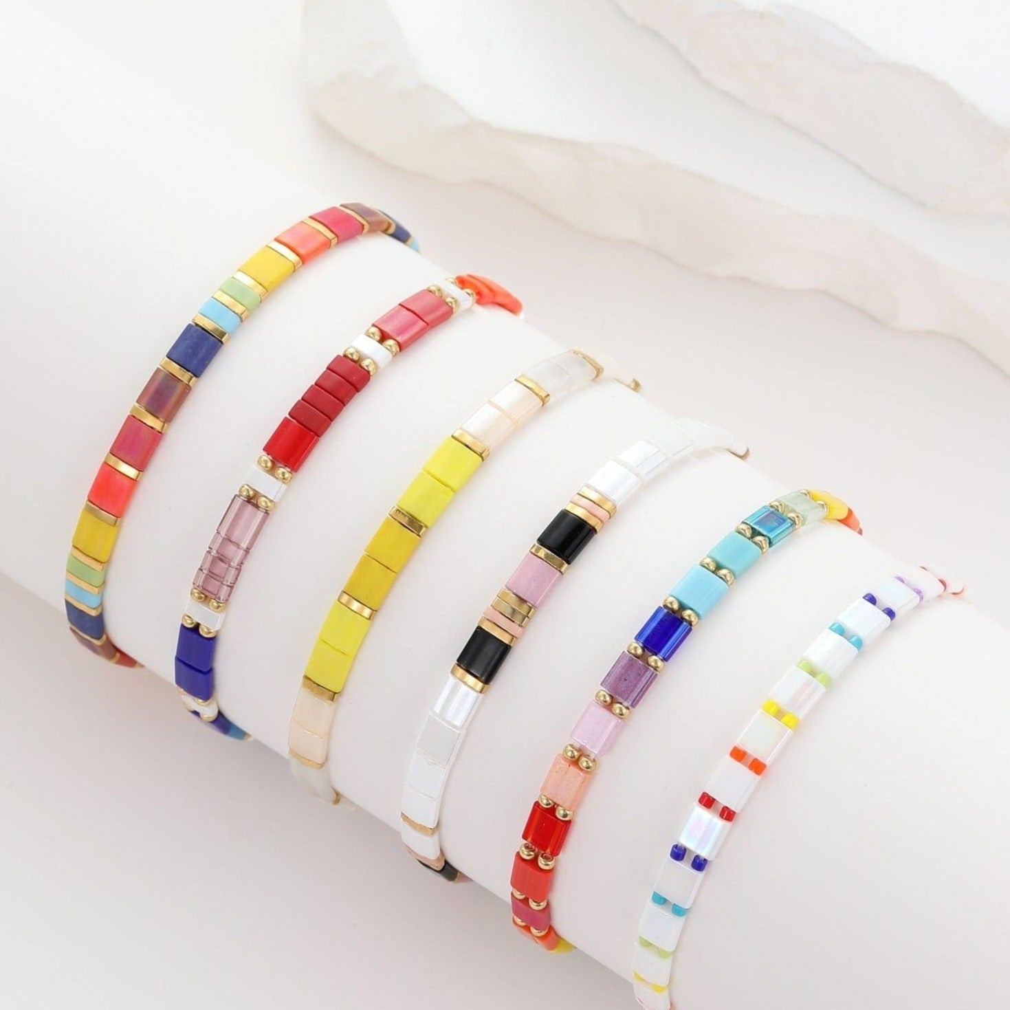 Andrea Set - Beaded bracelets – Koss Design