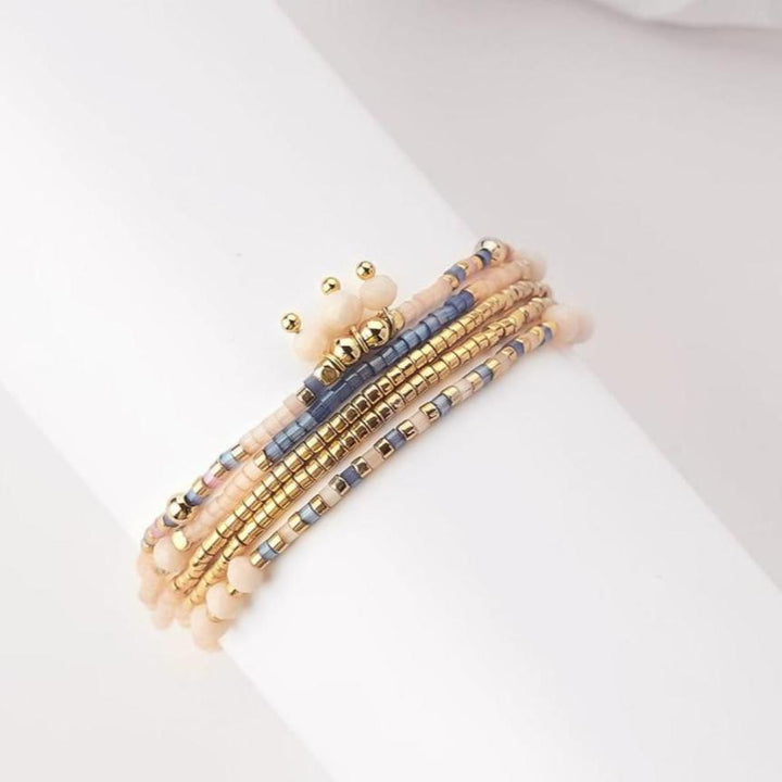 Parure Beryl - Bracelets de perles