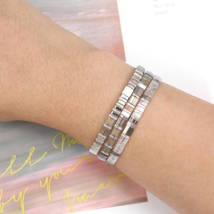 Parure Celine - Bracelets de perles