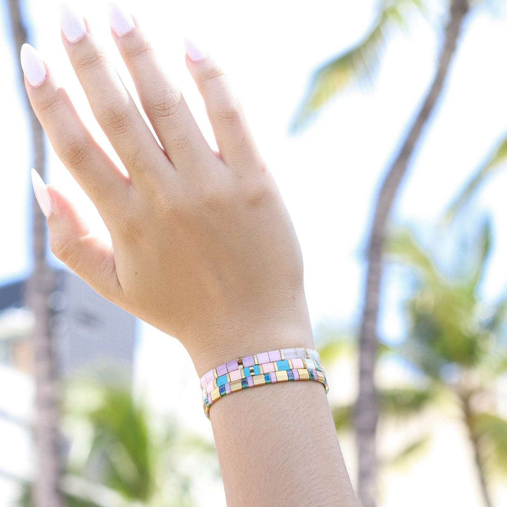 Parure Honolulu - Bracelets de perles