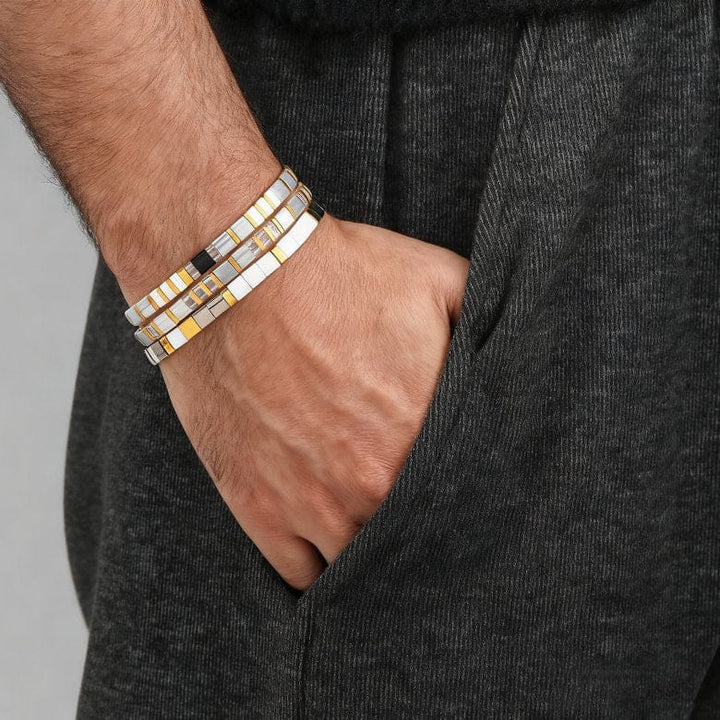 Parure Stars - Bracelets de perles (Pour Lui)