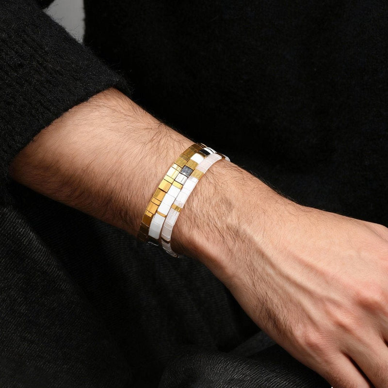 Parure Sun - Bracelets de perles (Pour Lui)