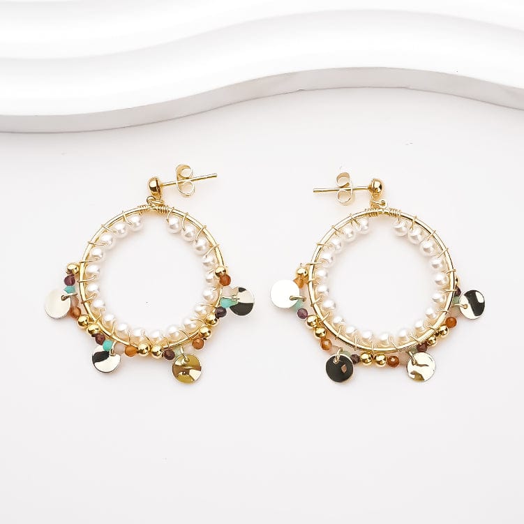 Eleni - handmade Miyuki bead earrings | Koss Design Paris