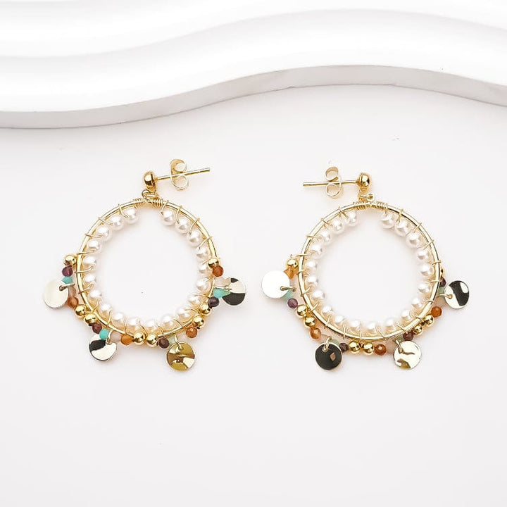 Eleni - handmade Miyuki bead earrings | Koss Design Paris