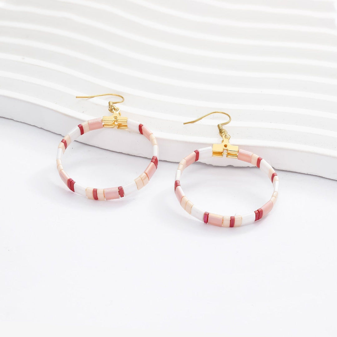 Fleur - handmade Miyuki bead earrings | Koss Design Paris