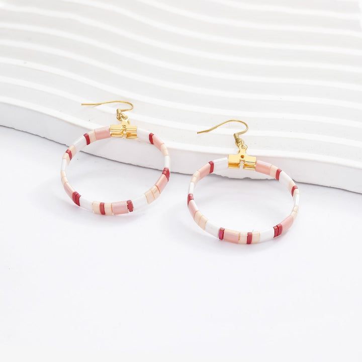 Fleur - handmade Miyuki bead earrings | Koss Design Paris
