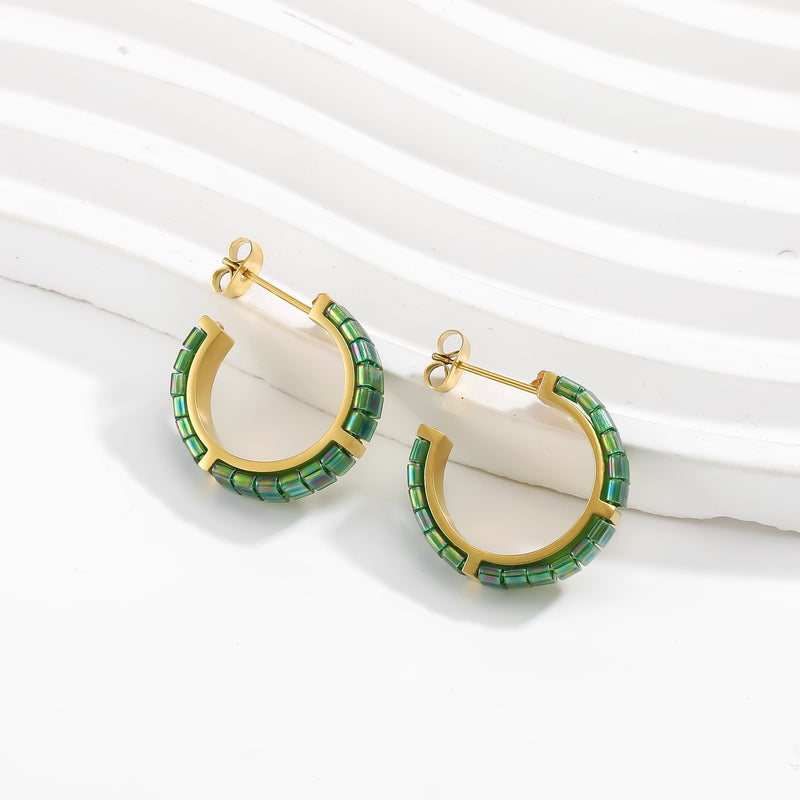 Helena - May Birthstone Earrings