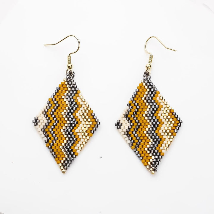 Vittoria - handmade Miyuki bead earrings | Koss Design Paris